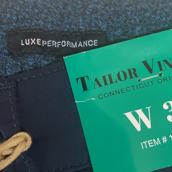 Tailor Vintage Men’s SZ 38 Luxe-performance Navy Blue 4 Pocket Shorts NWT - Picture 4 of 16